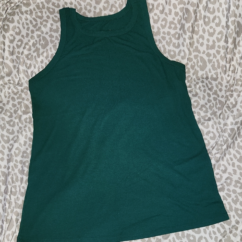 Torrid Green Fitted Tank Top